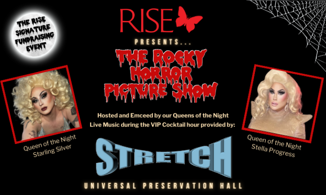 RISE Presents the 3rd Annual Rocky Horror Picture Show Fundraising Event on Friday, October 25, 2024