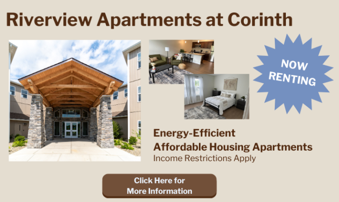 Now Renting! Riverview at Corinth Affordable Housing Apartments